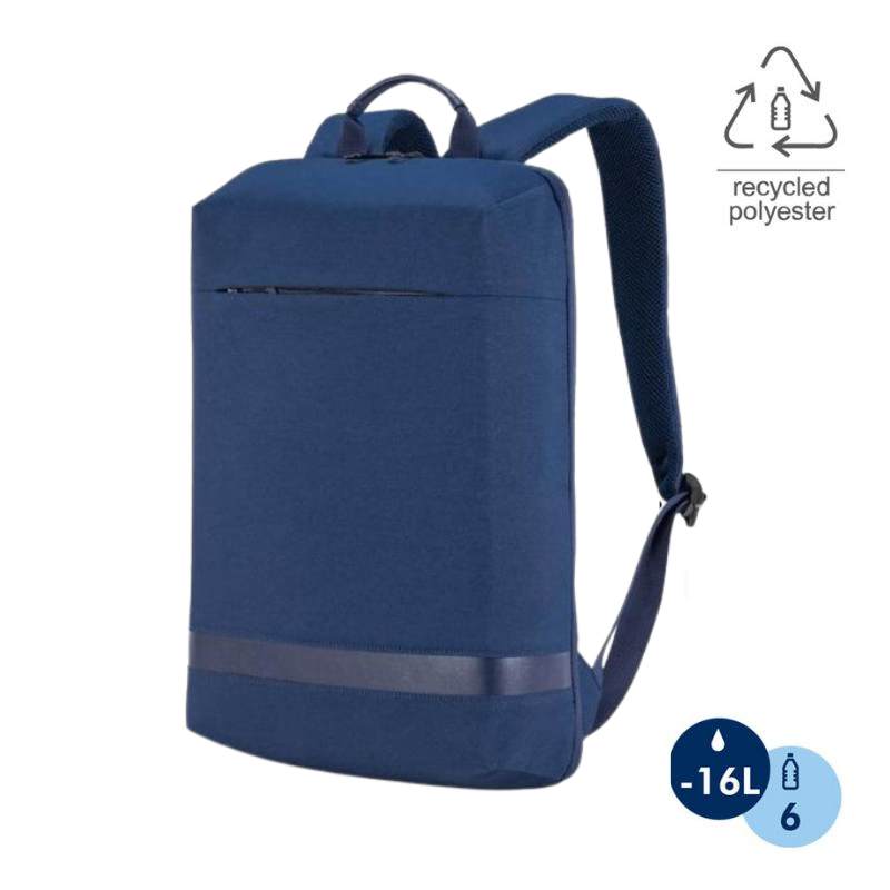 CHANGE Collection Slim RPET 15.6" Laptop Backpack - Blue