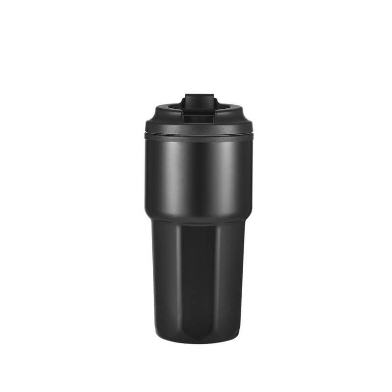 Giftology Steel/PP Double Wall Travel Mug 500ml - Black