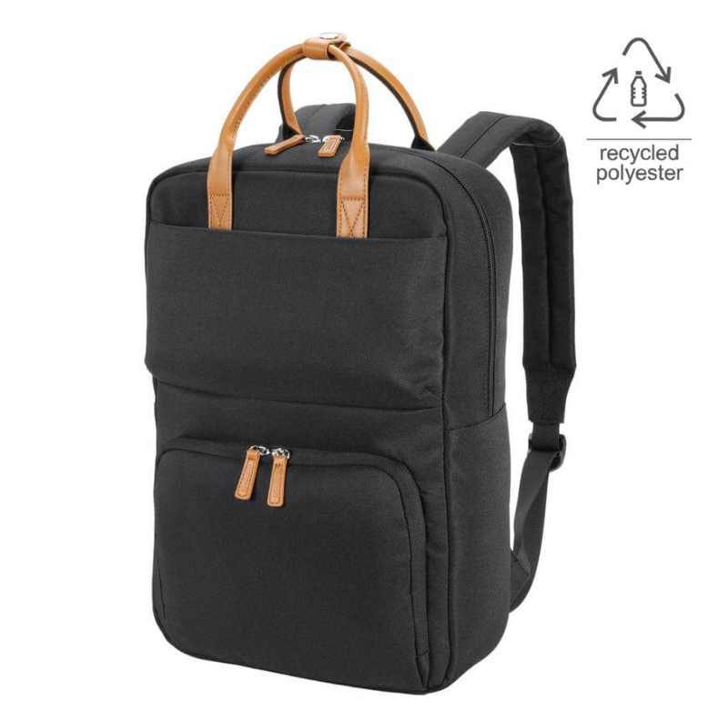 Santhome Metro RPET Laptop Backpack - Black